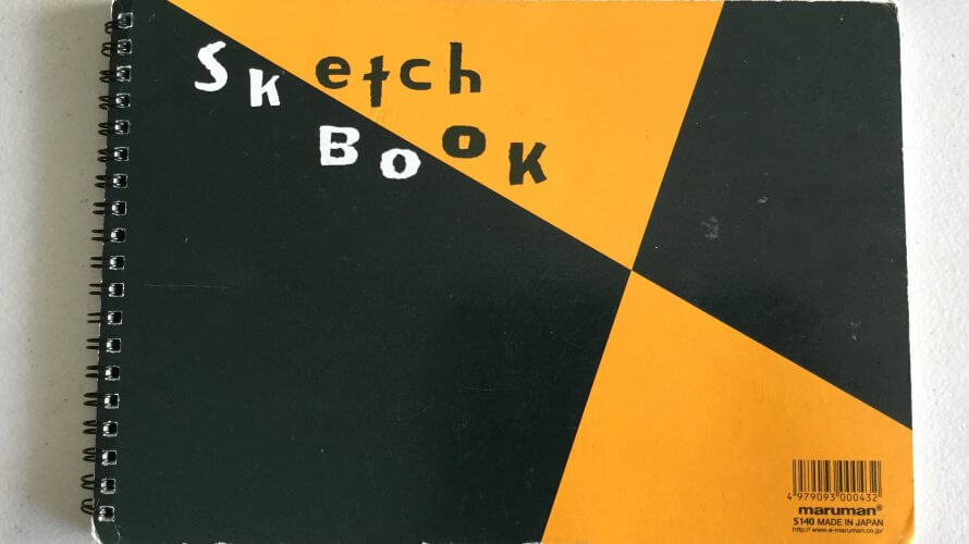 スケッチブックの絵日記初公開(^O^)