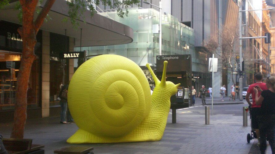 町中に巨大カタツムリが溢れたことも!Art&About Sydney