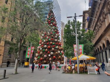 シドニーのクリスマスツリー点灯式ってこんな感じ！