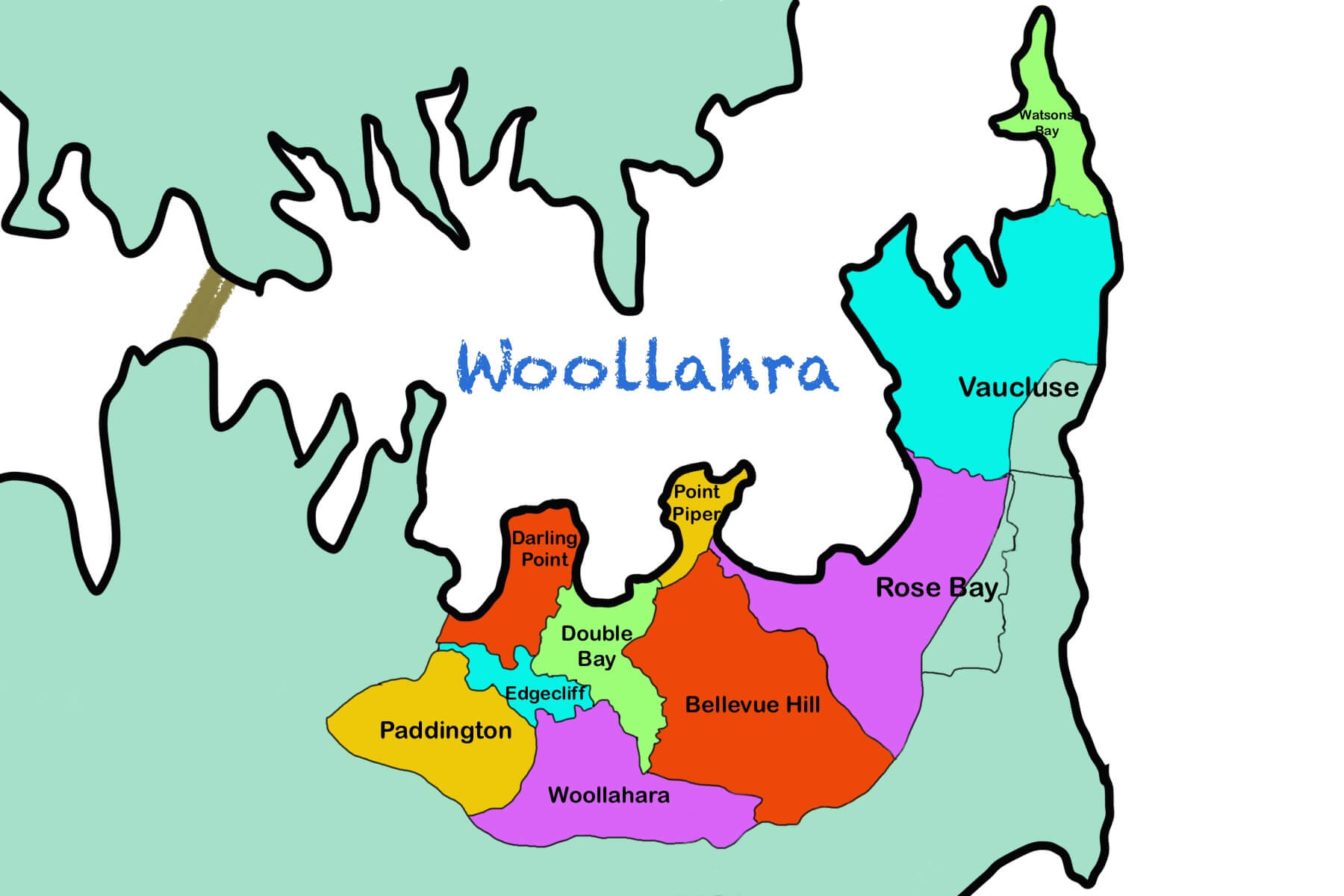 Woollahra Map