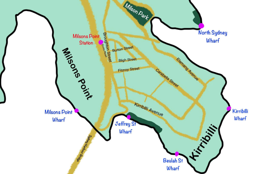 Kirribilli Map