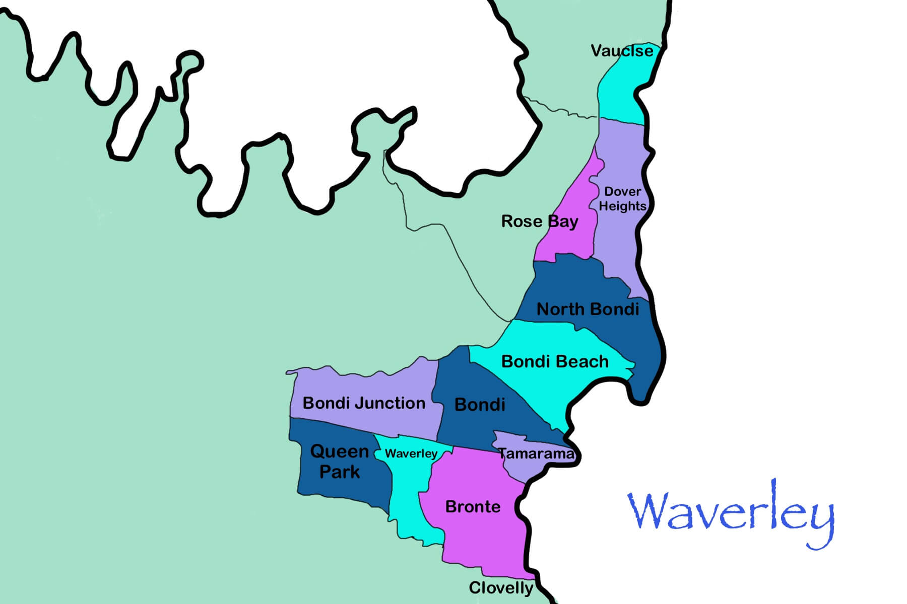 Waverley Map