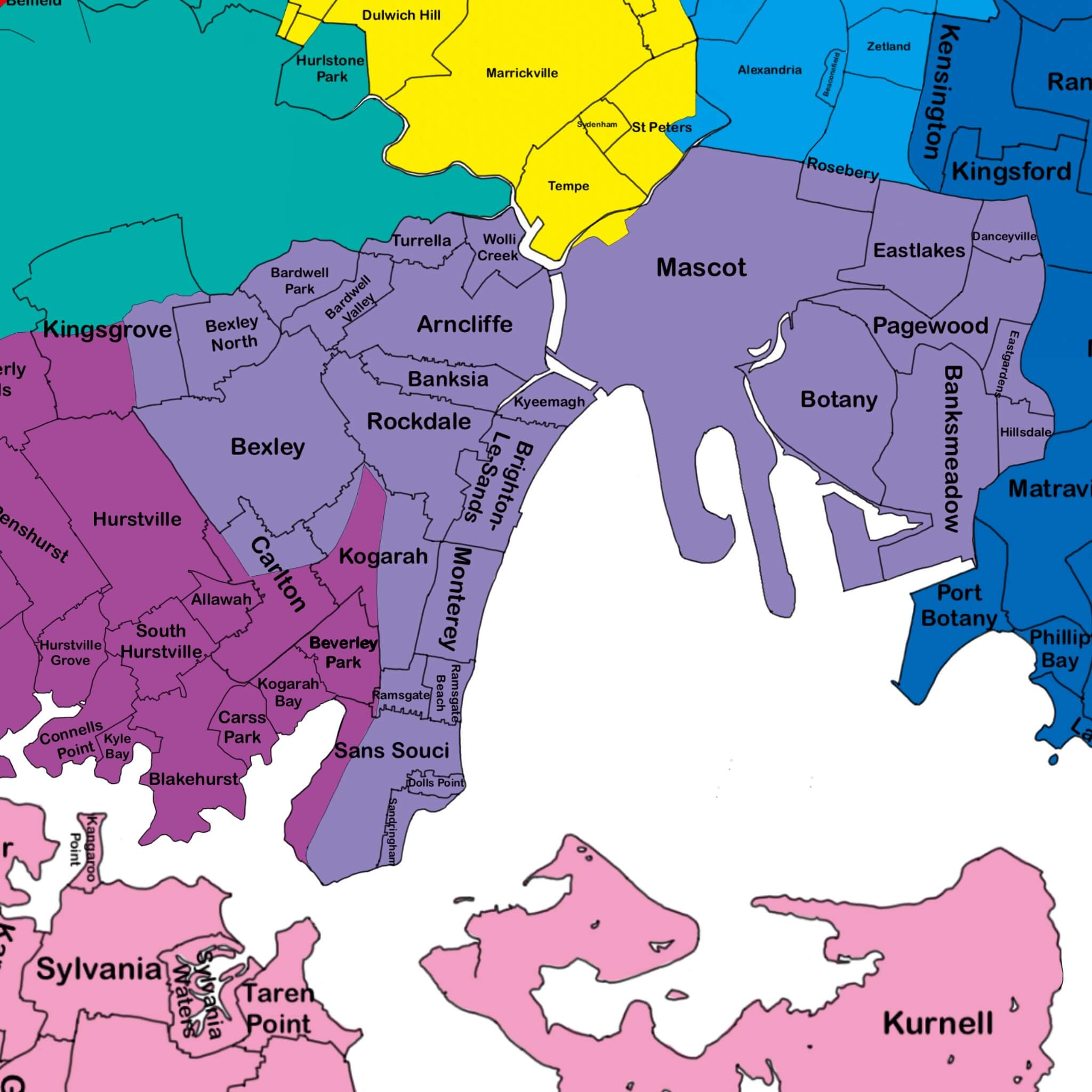Bayside Map