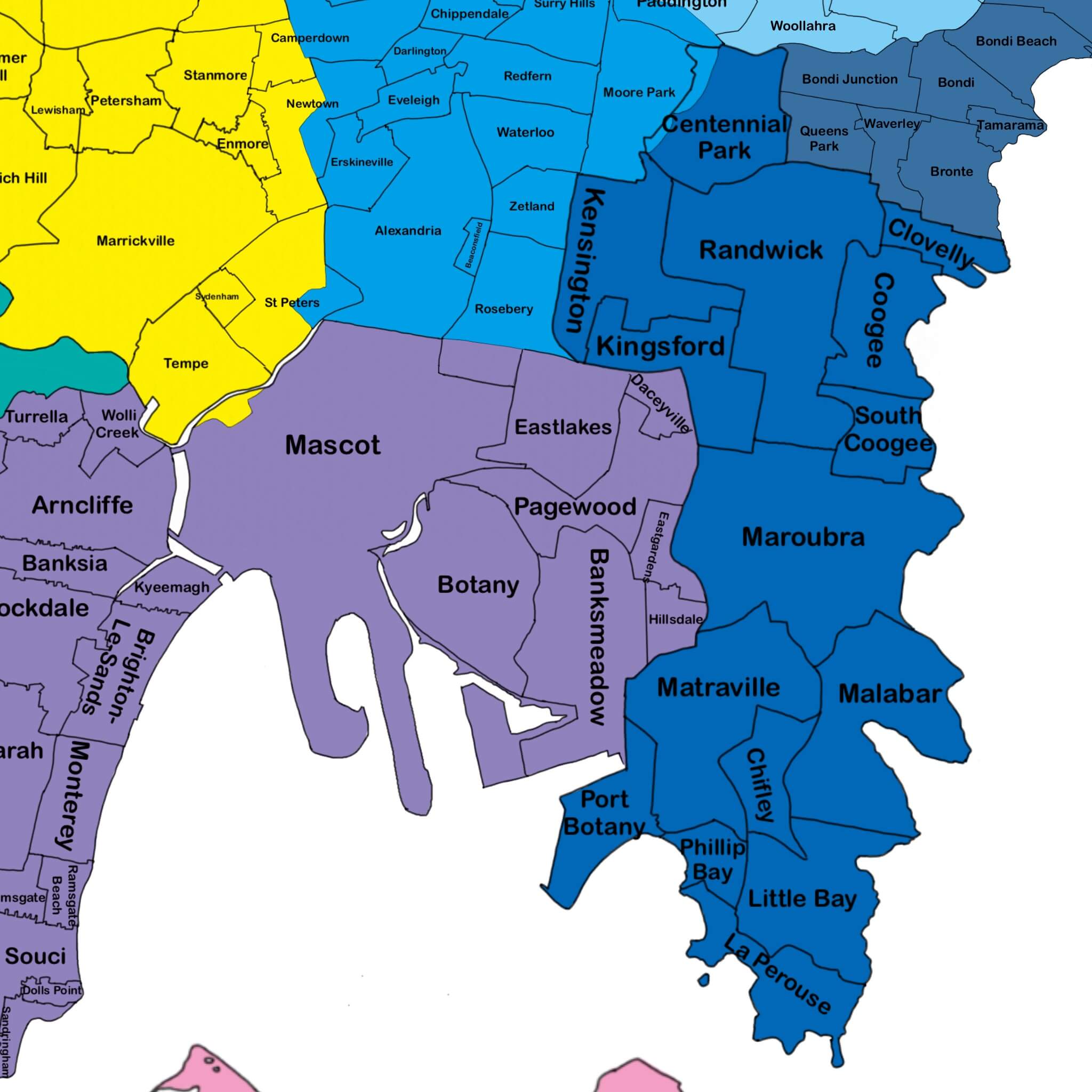 City of Randwick Map