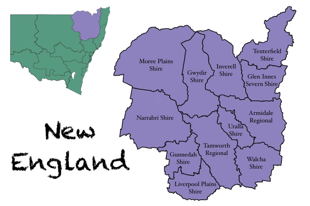 New England Map