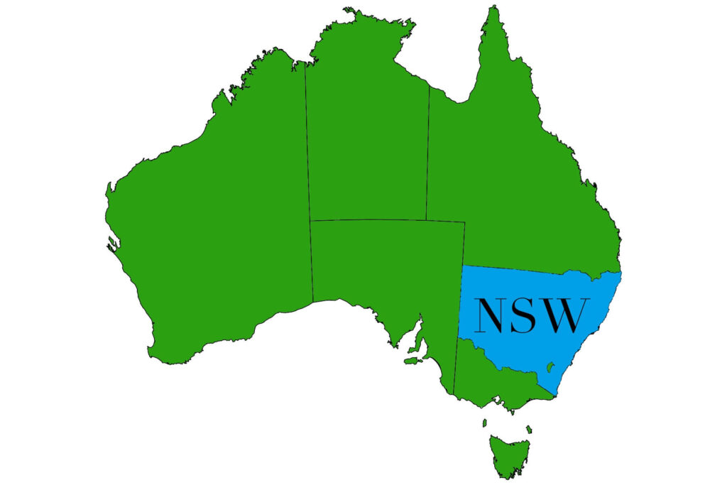 Map of Australia