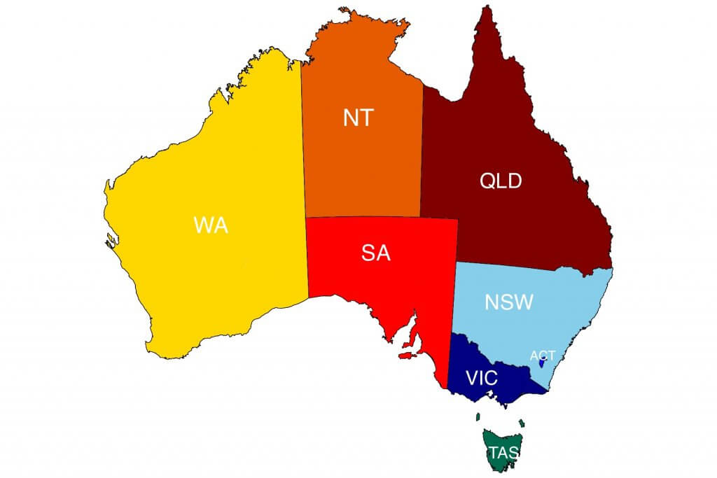 Australian map