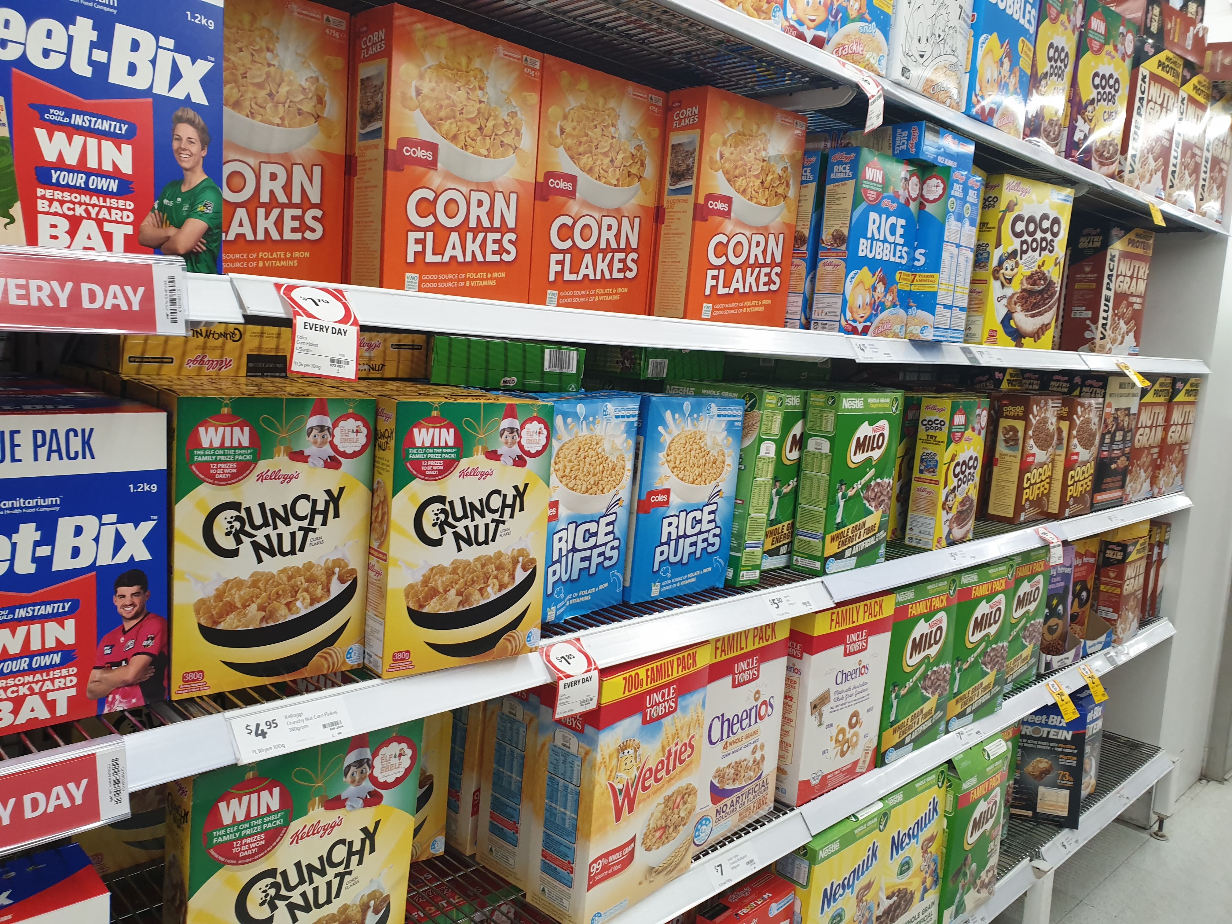 種類豊富なオーストラリアのシリアルやコーンフレーク どれにする Down Under オーストラリア