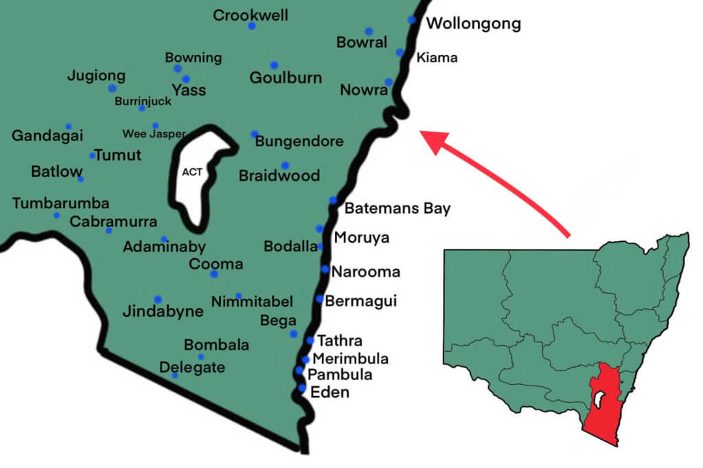 Map NSW